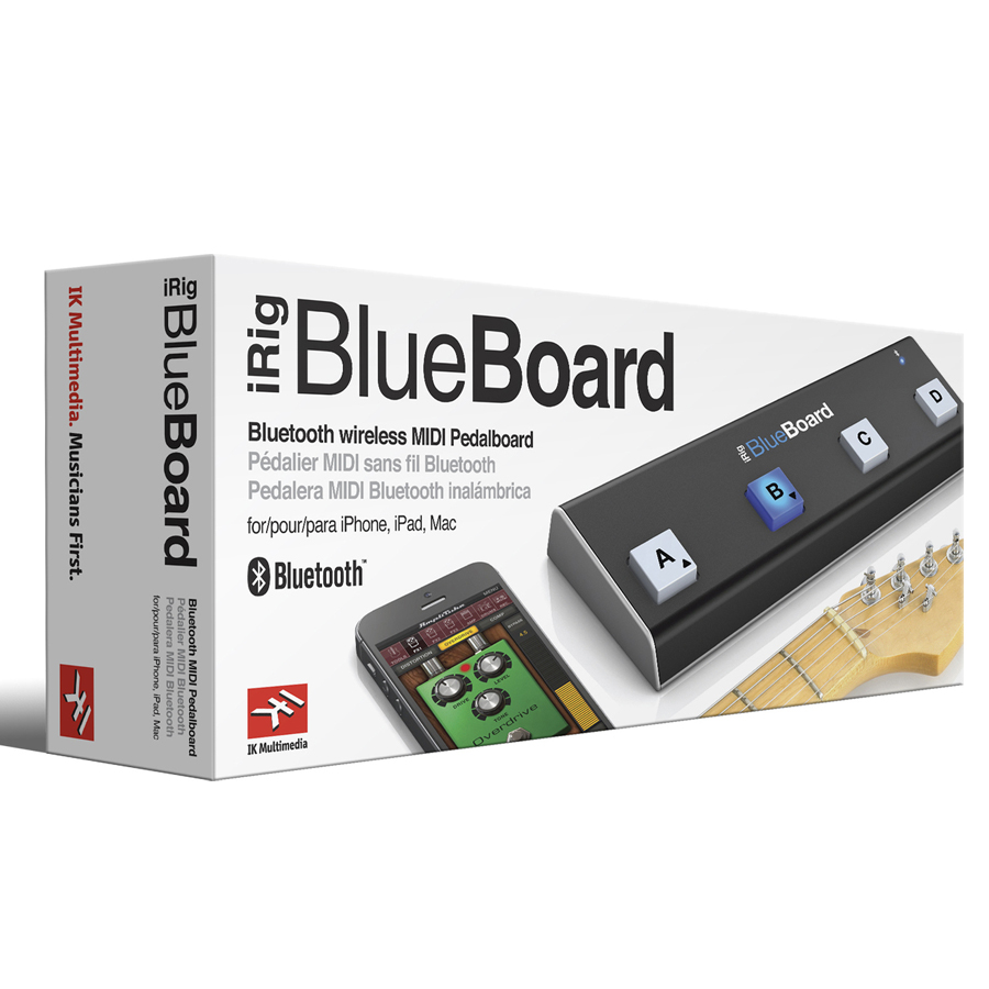 IK Multimedia iRig BlueBoard Bluetooth MIDI Pedalboard