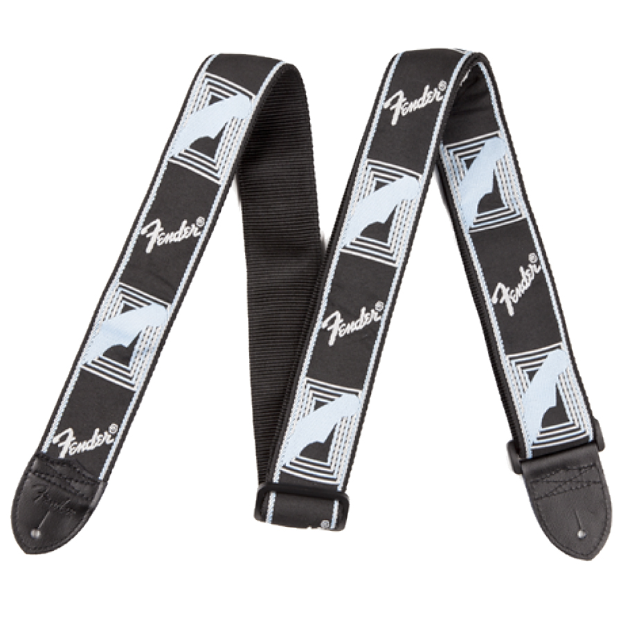 FENDER STRAP MONOGRAMMED BLK