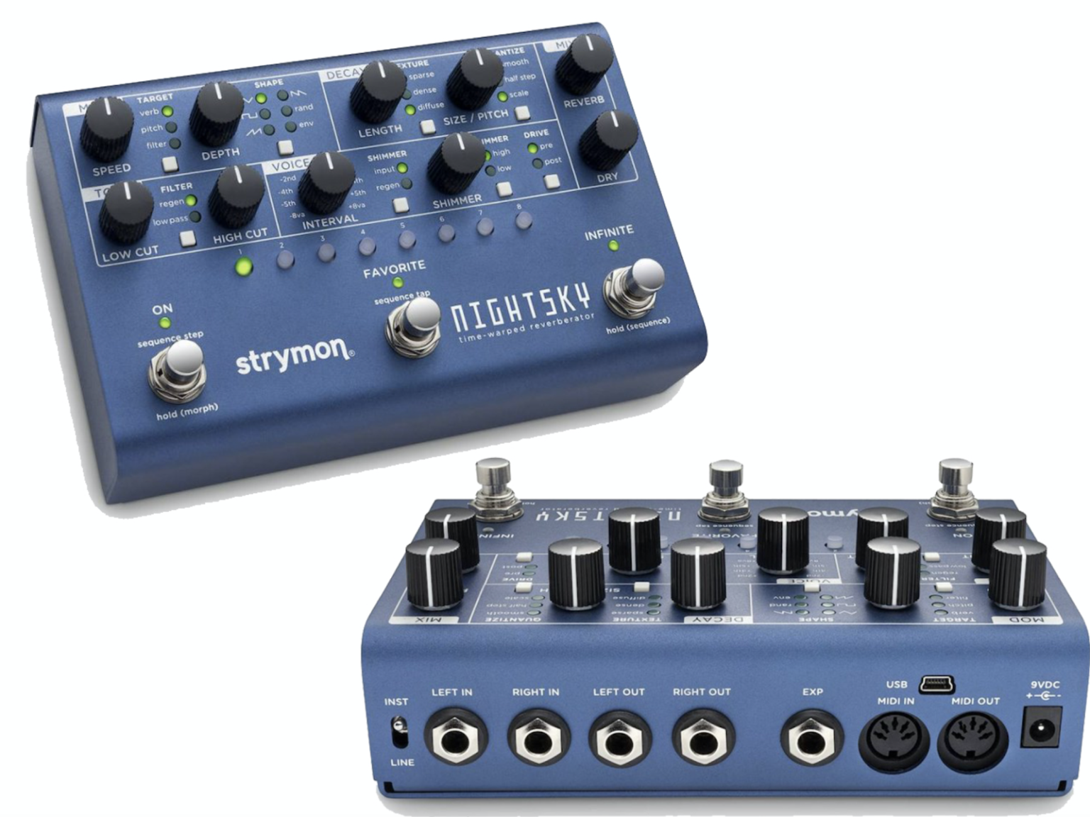 Ревербератор. Strymon nightsky. NUX NBP Strymon
