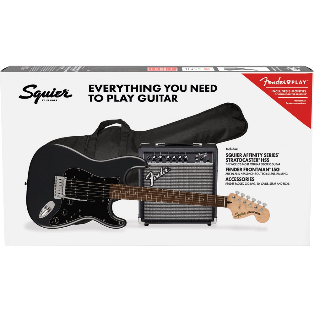 Electric Guitar Pack Charcoal
