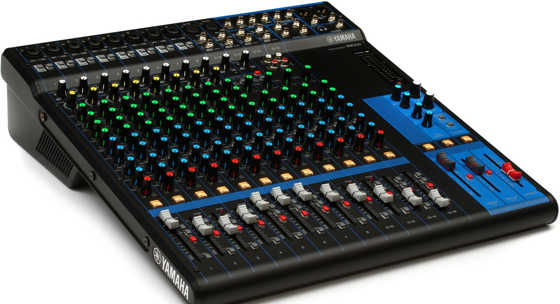 Yamaha MG16 16 Channel Analog Mixer Music Machine Musical