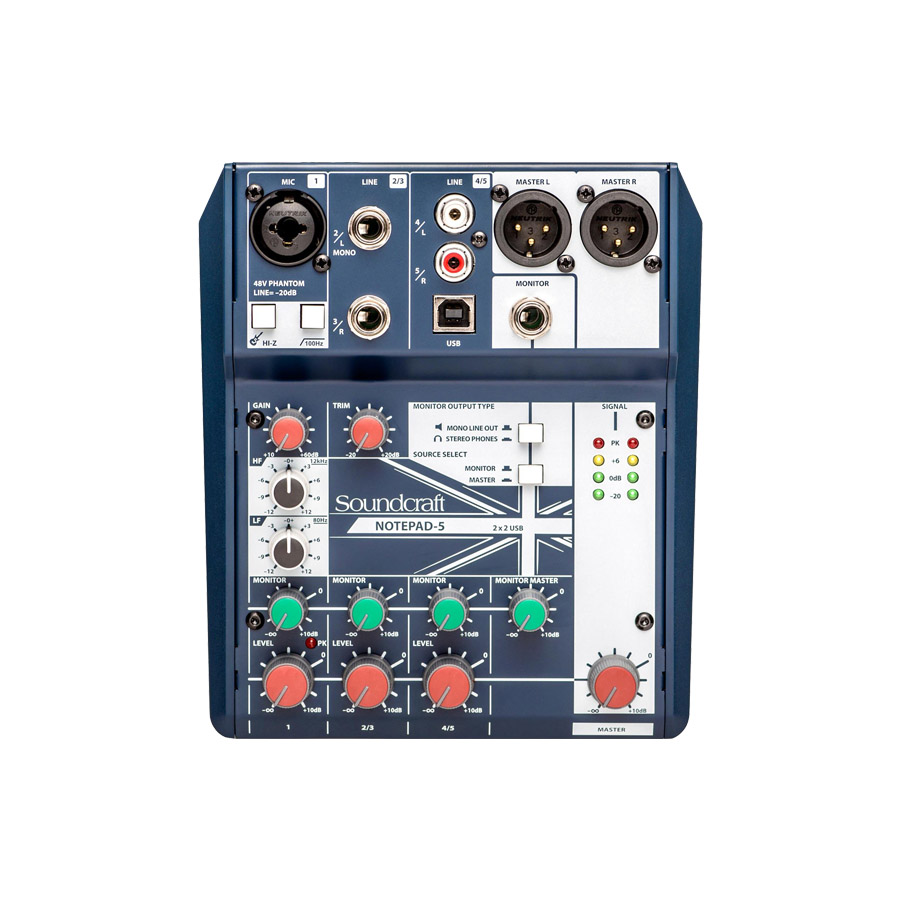 Soundcraft Notepad-5
